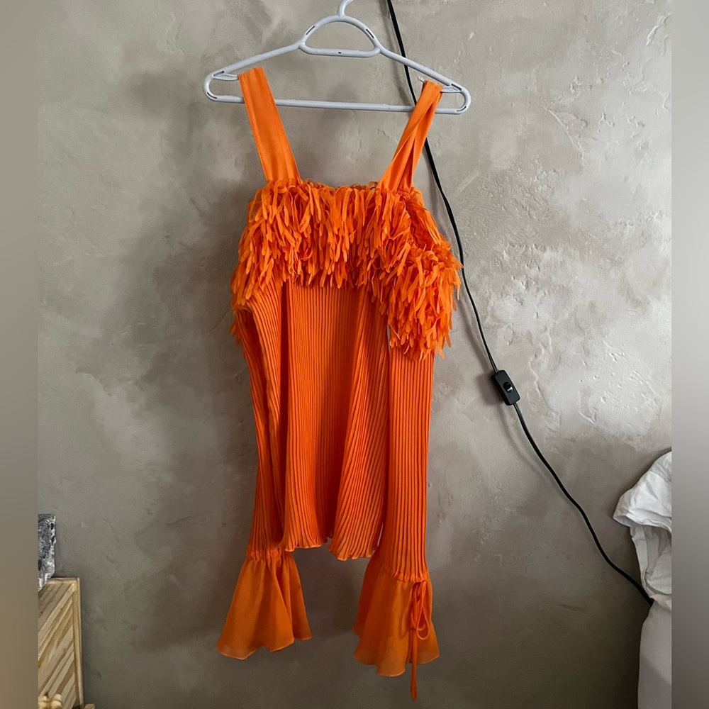 Fringe Off the Shoulder Blouse